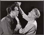 Robert Carraway and Fay Bainter in the stage production A Swim in the Sea