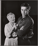 Fay Bainter and Robert Carraway in the stage production A Swim in the Sea