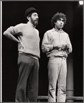 Eugene Troobnick and Paul Sand in the stage production Tales of the Hasidim