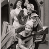 Barbara Barrie, J.D. Cannon and Jane White in the 1960 Central Park production of The Taming of the Shrew