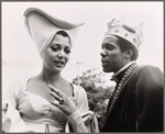 Ellen Holly and Drew Eliot in the 1965 Central Park production of The Taming of the Shrew