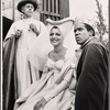 Ellen Holly, Drew Eliot and unidentified [left] in the 1965 Central Park production of The Taming of the Shrew