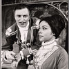 Philip Bosco and Ruby Dee in the American Shakespeare Festival stage production The Taming of the Shrew