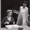 Hermione Baddeley and Joan Plowright in the stage production A Taste of Honey