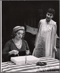 Hermione Baddeley and Joan Plowright in the stage production A Taste of Honey