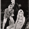 Jon Pertwee, Gig Young and Barbara Ferris in publicity for the stage production There's a Girl in My Soup