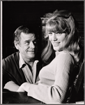Gig Young and Erica Fitz in publicity for the stage production There's a Girl in My Soup 