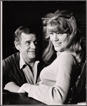 Gig Young and Erica Fitz in publicity photo for the stage production There's a Girl in My Soup