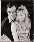 Gig Young and Barbara Ferris in publicity for the stage production There's a Girl in My Soup