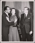 William Tregoe, Ruth Warrick and unidentified in the stage production The Thorntons