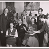 Sally Kemp, Harry Wagstaff Gribble, Ruth Warrick, William Tregoe, Matt Pelto and unidentified in the stage production The Thorntons