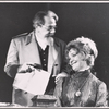 Luther Adler and Geraldine Page in the stage production The Three Sisters