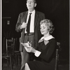 Paul Ford and Wynne Miller in rehearsal for the stage production A Thurber Carnival