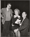 Peter Turgeon, Wynne Miller and Paul Ford in rehearsal for the stage production A Thurber Carnival