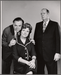 Tom Ewell, Peggy Cass and Paul Ford in studio portrait for the stage production A Thurber Carnival