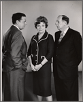 Tom Ewell, Peggy Cass and Paul Ford in studio portrait for the stage production A Thurber Carnival