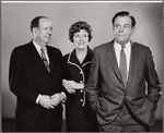 Paul Ford, Peggy Cass and Tom Ewell in publicity for the stage production A Thurber Carnival