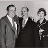 Tom Ewell, Paul Ford and Peggy Cass in publicity for the stage production A Thurber Carnival