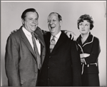 Tom Ewell, Paul Ford and Peggy Cass in studio portrait for the stage production A Thurber Carnival