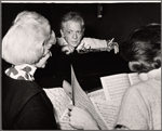 Morton DaCosta [center] and unidentified others in rehearsal for To Broadway with Love