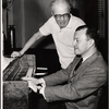 Franz Allers [left] and unidentified in rehearsal for To Broadway with Love
