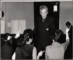 Morton DaCosta [center] and unidentified others in rehearsal for To Broadway with Love