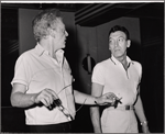 Morton DaCosta and Jack Cole in rehearsal for To Broadway with Love