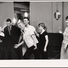 Morton DaCosta, Jack Cole [center] and unidentified others in rehearsal for To Broadway with Love