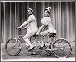 Ted Forlow and unidentified in the stage production To Broadway with Love