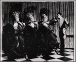 Jane Zarkay, Barbara Fisher, Shirley de Burgh and Bradford Craig in the stage production To Broadway with Love
