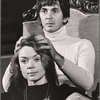 Gloria Maddox and Frank Langella in the stage production of The Tooth of Crime