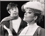 Robert Ronan and Valerie French in the 1970 stage production Trelawney of the "Wells"