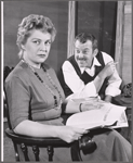 Muriel Birkhead and Travis Hudson in the stage production Triad