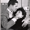 Dana Andrews and Anne Bancroft in the stage production Two for the Seesaw