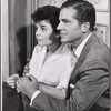 Anne Bancroft and Dana Andrews in the stage production Two for the Seesaw