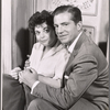 Anne Bancroft and Dana Andrews in the stage production Two for the Seesaw
