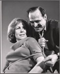 Janet Ward and Milt Kamen in the stage production The Typists [and] the Tiger
