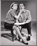 Janet Ward and Milt Kamen in the stage production The Typists [and] the Tiger