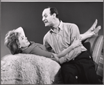 Janet Ward and Milt Kamen in the stage production The Typists [and] the Tiger