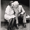 Beulah Garrick and Burgess Meredith in rehearsal for the 1974 Broadway production of Ulysses in Nighttown