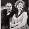 Geraldine Page [right] and unidentified in rehearsal for the stage production The Umbrella