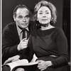 Gene Frankel and unidentified in rehearsal for the stage production The Umbrella