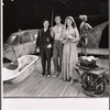 Arthur O'Connell, Anthony Franciosa and Geraldine Page in the stage production The Umbrella
