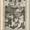 Publicity montage of Julian Eltinge in dressing room, published in the magazine Green Book.