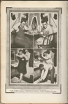 Publicity montage of Julian Eltinge in dressing room, published in the magazine Green Book.