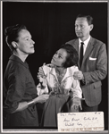 Anne Revere, Eartha Kitt and Wendell Corey in the stage production Jolly's Progress 