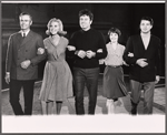 Swen Swenson, Karen Morrow, John Raitt, Susan Watson and Clifford David in rehearsal for the stage production A Joyful Noise