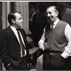 Dore Schary and unidentified in rehearsal for the stage production A Joyful Noise