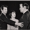 Clifford David, Susan Watson and George Matthews in rehearsal for the stage production A Joyful Noise