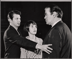 Clifford David, Susan Watson and George Matthews in rehearsal for the stage production A Joyful Noise